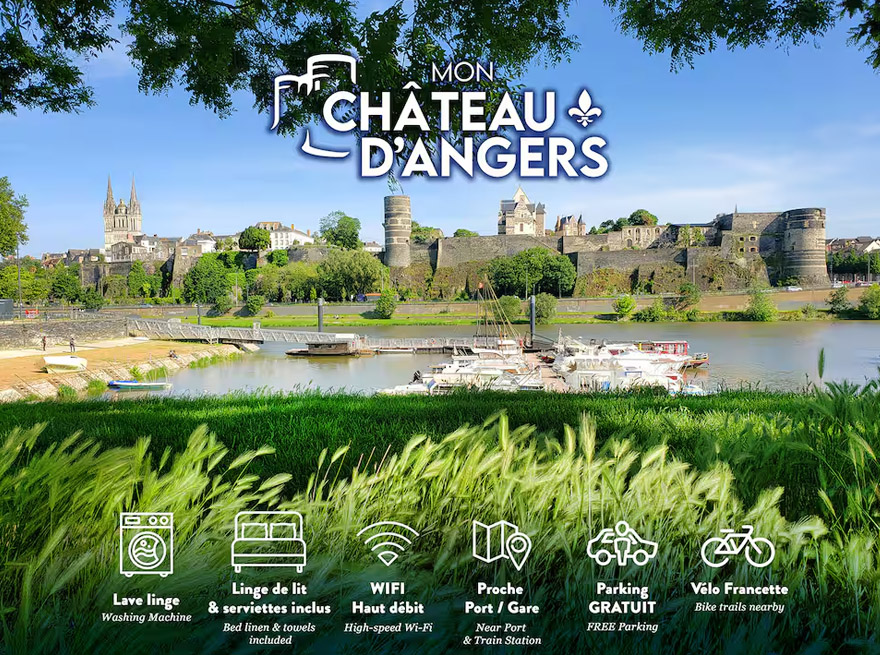 Appartement Chateau Angers equipé